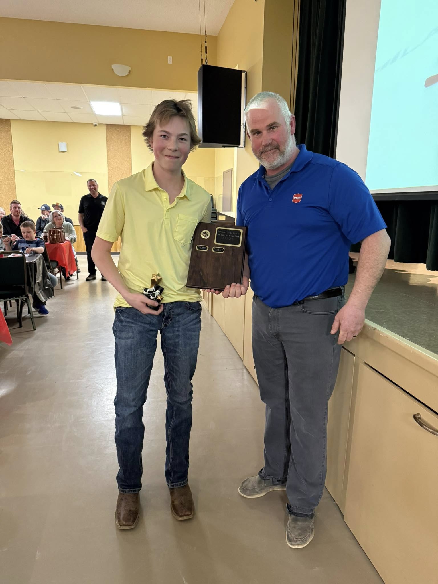 Junior Referee of the Year Parker Ryan